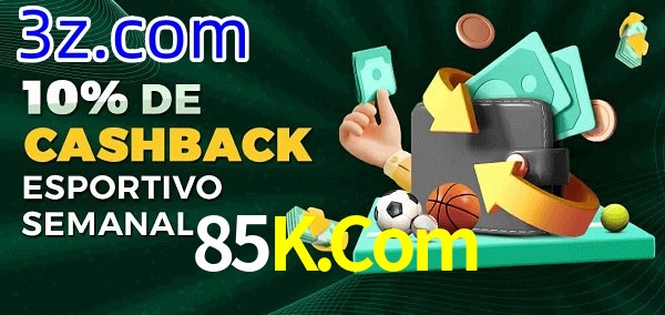 10% de bônus de cashback na 85K.Com